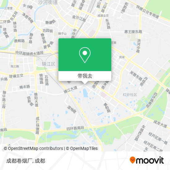 成都卷烟厂地图