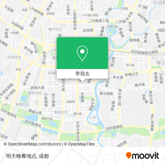 明天晚餐地点地图