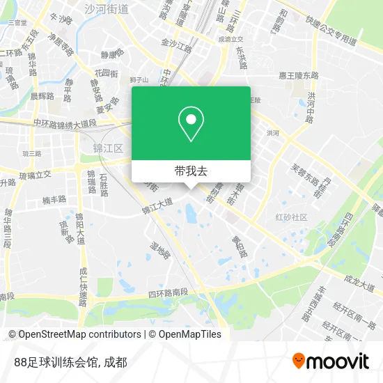 88足球训练会馆地图