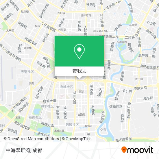中海翠屏湾地图
