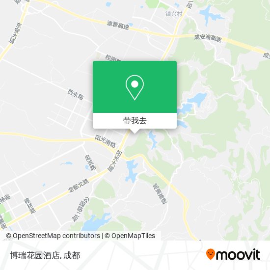 博瑞花园酒店地图