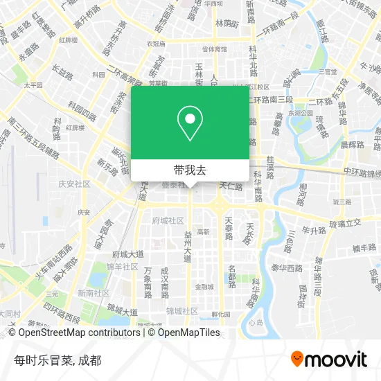 每时乐冒菜地图