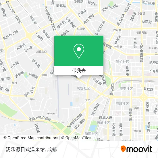 汤乐源日式温泉馆地图