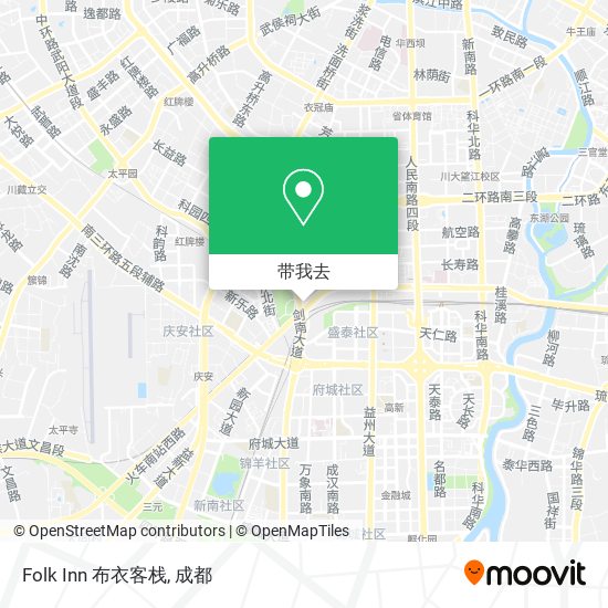 Folk Inn 布衣客栈地图