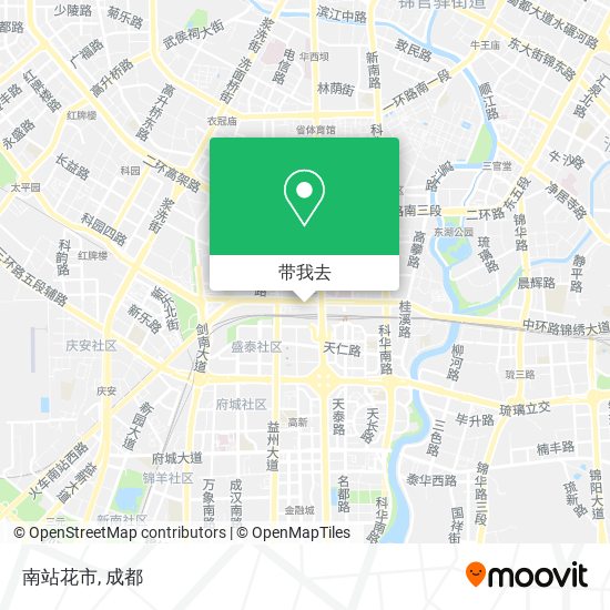 南站花市地图