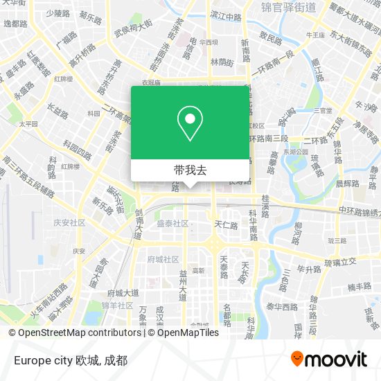 Europe city 欧城地图