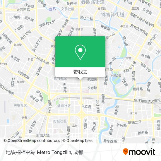地铁桐梓林站 Metro Tongzilin地图