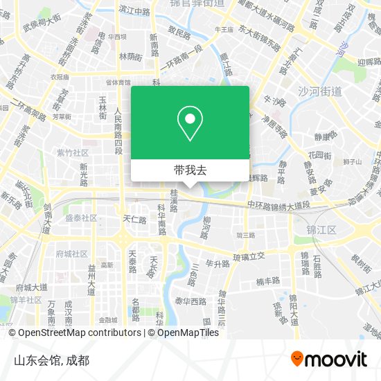 山东会馆地图