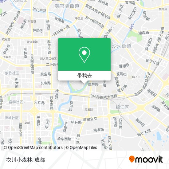衣川小森林地图