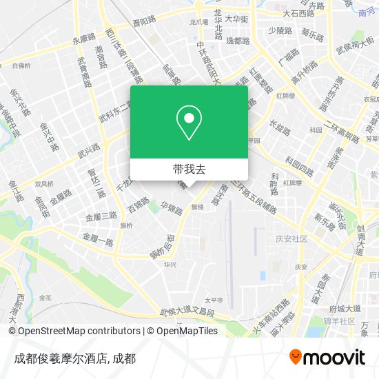 成都俊羲摩尔酒店地图