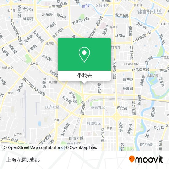 上海花园地图