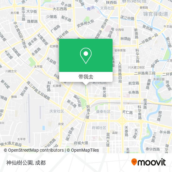 神仙樹公園地图
