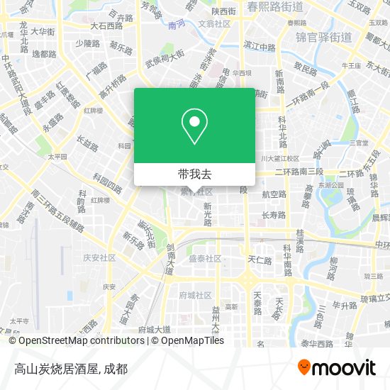 高山炭烧居酒屋地图