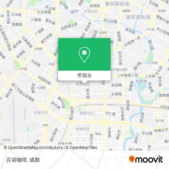 宾诺咖啡地图