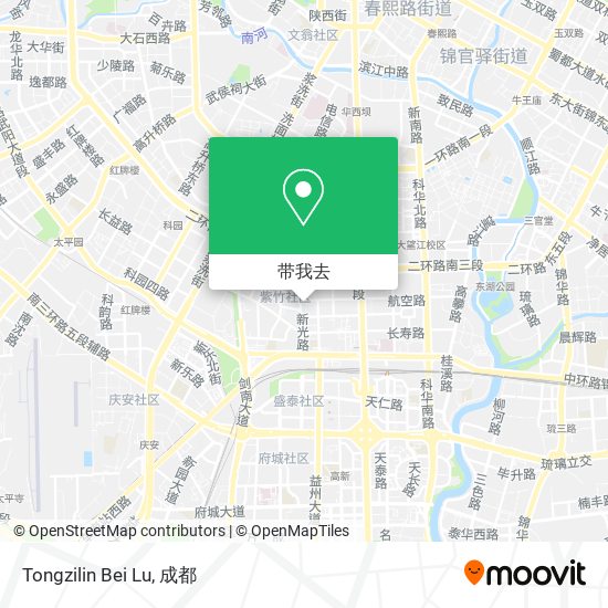 Tongzilin Bei Lu地图