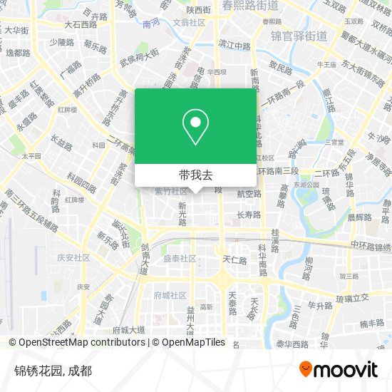 锦锈花园地图