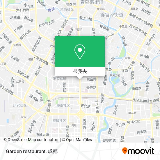 Garden restaurant地图