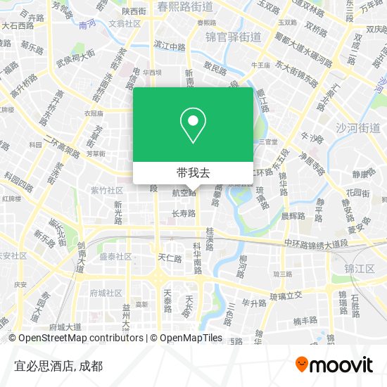 宜必思酒店地图