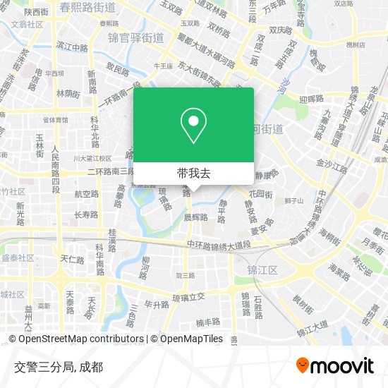 交警三分局地图