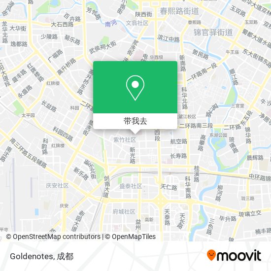 Goldenotes地图