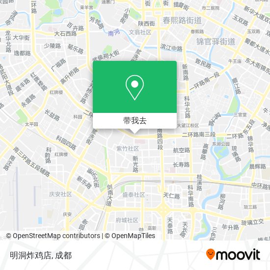 明洞炸鸡店地图