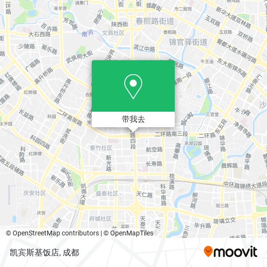 凯宾斯基饭店地图