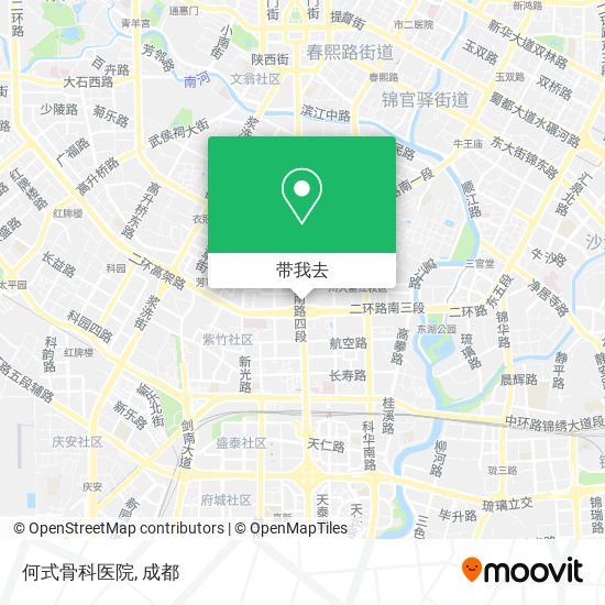 何式骨科医院地图