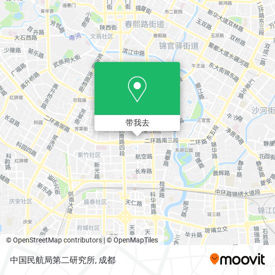 中国民航局第二研究所地图