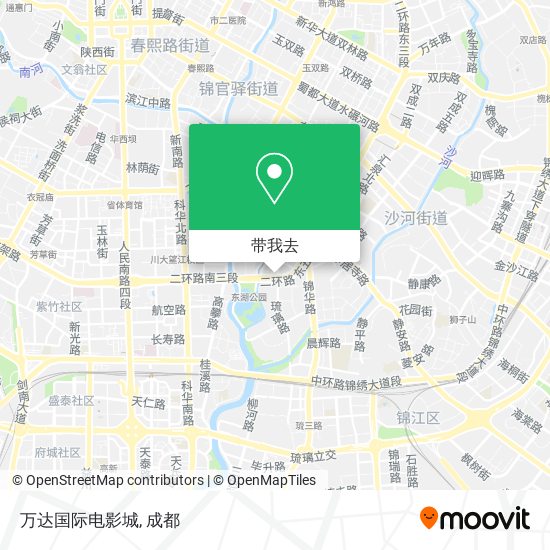 万达国际电影城地图