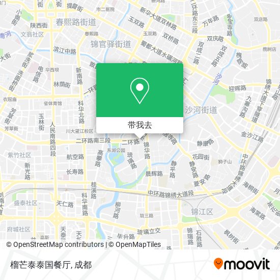 榴芒泰泰国餐厅地图