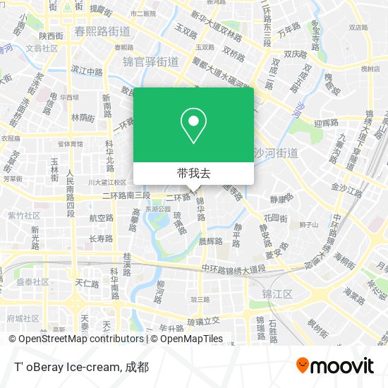 T' oBeray Ice-cream地图