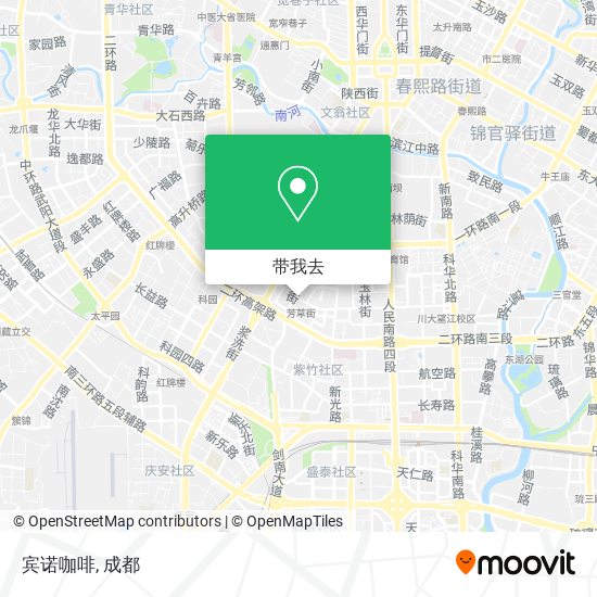宾诺咖啡地图