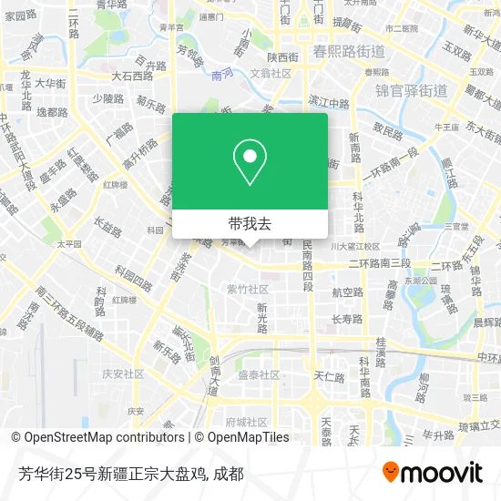 芳华街25号新疆正宗大盘鸡地图