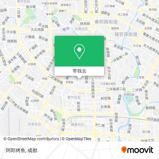 阿郎烤鱼地图