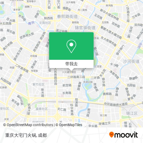 重庆大宅门火锅地图