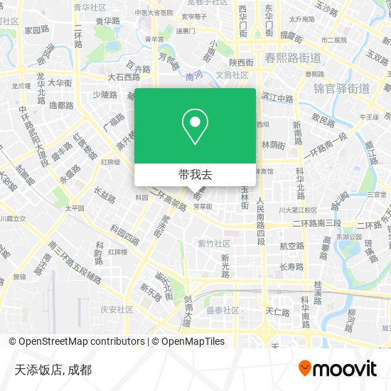 天添饭店地图