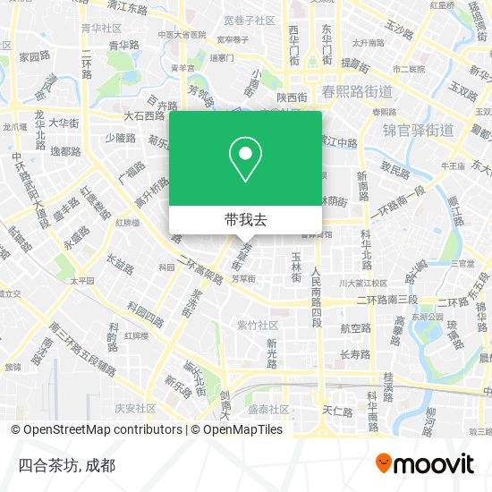 四合茶坊地图