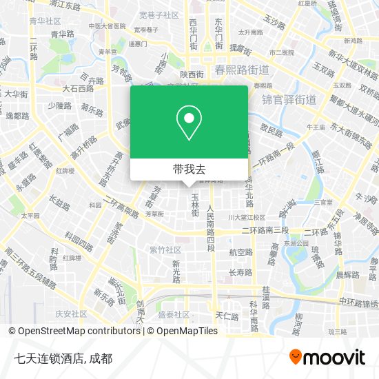 七天连锁酒店地图