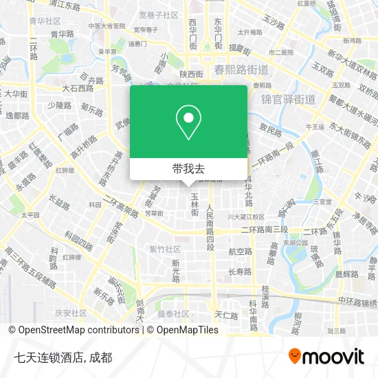 七天连锁酒店地图