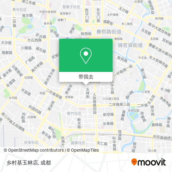 乡村基玉林店地图