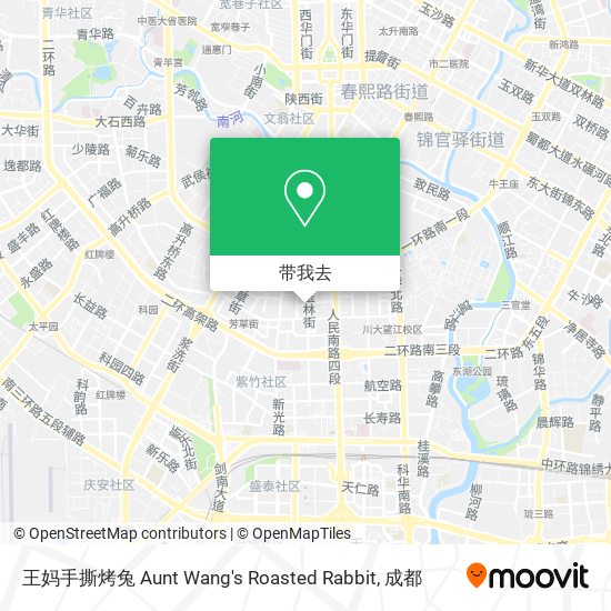 王妈手撕烤兔 Aunt Wang's Roasted Rabbit地图