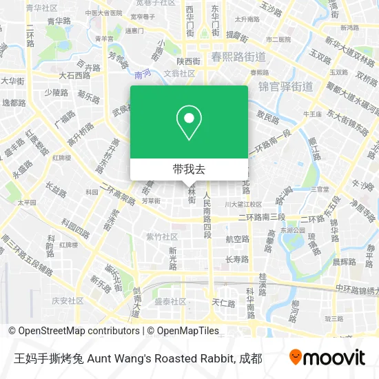 王妈手撕烤兔 Aunt Wang's Roasted Rabbit地图