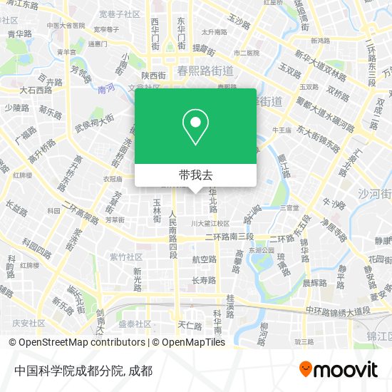 中国科学院成都分院地图