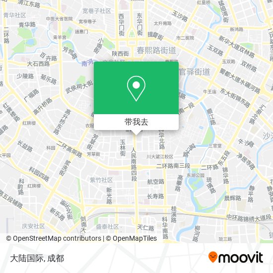大陆国际地图