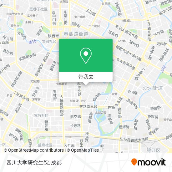 四川大学研究生院地图