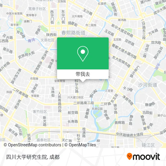 四川大学研究生院地图