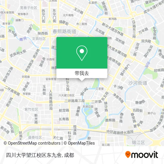四川大学望江校区东九舍地图