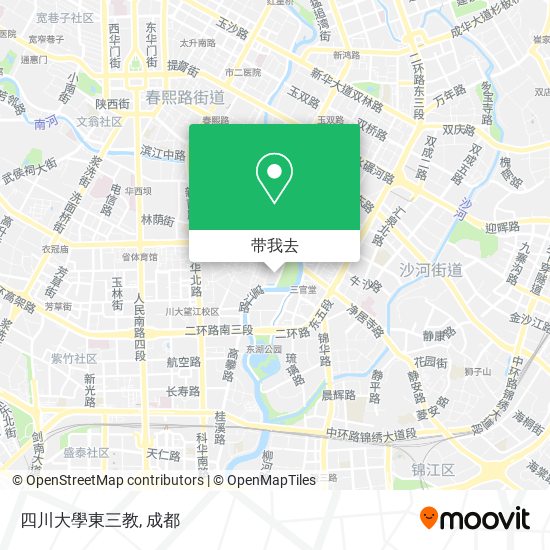 四川大學東三教地图