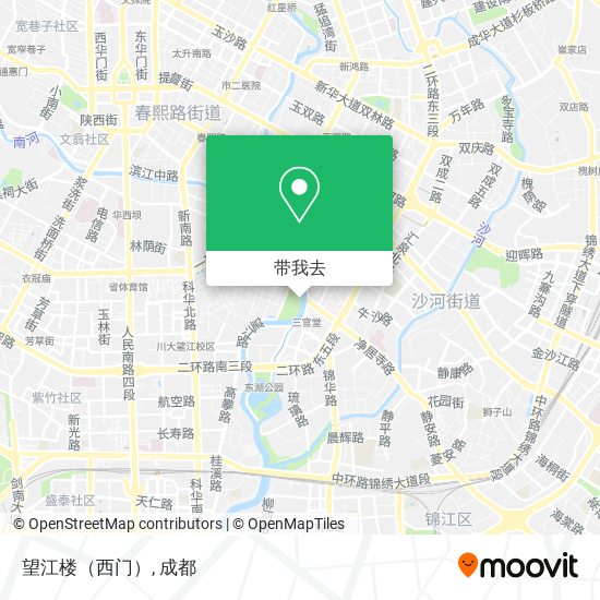 望江楼（西门）地图