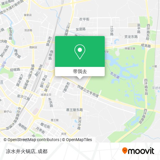 凉水井火锅店地图